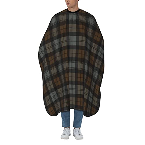 Friseur Umhänge Schottische Plaids Brown Tartan Friseur Umhang Wasserdicht Haarschneiden Cape Professionelle Haarschnitt Cape Für Kinder Haarschnitt Haarstyling von 934