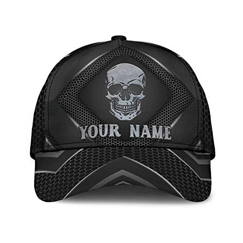942 Basecap Personalisierter Cooler Totenkopf Baseball Cap Freizeit Freizeit Basecap Leichtgewicht Golf Hüte Für Herren, Running, Tennis von 942