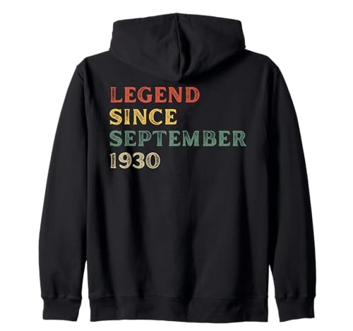 Legende 1930 95. Geburtstag Geschenke für Männer Frauen 95 Jahre alt Kapuzenjacke von 95 Yr Old Bday Gift Idea Store