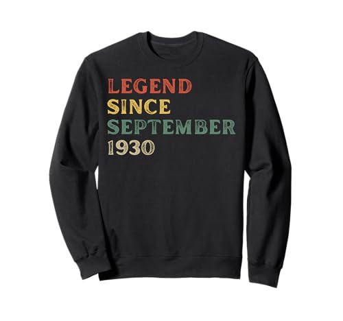 Legende 1930 95. Geburtstag Geschenke für Männer Frauen 95 Jahre alt Sweatshirt von 95 Yr Old Bday Gift Idea Store