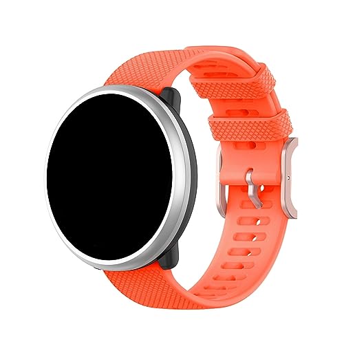 95sCloud-1 Armband kompatibel mit POLAR Ignite/Ignite 2/ Unite Pacer, Silikon Ersatzarmbänder Sportarmband, Damen Herren Uhrenarmband Uhrband Ersatzarmband Ersatzbänder (Orange, One Size) von 95sCloud-1