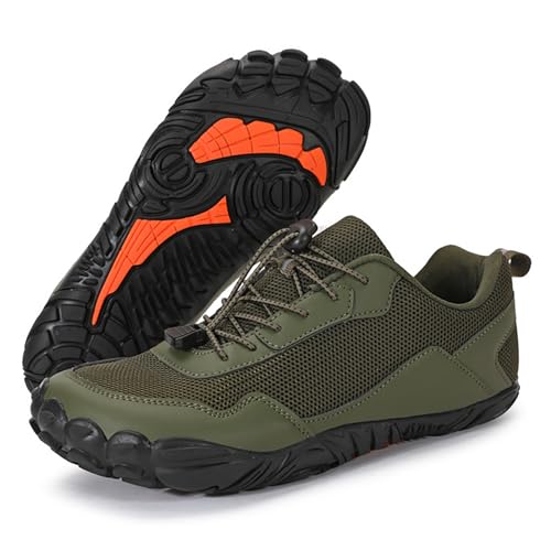 Barfuß-Schuhe Herren Damen Barfußschuhe - Atmungsaktiv rutschfest Barfussschuhe Traillaufschuhe Wassersportschuhe Zehenschuhe - mit Breite Zehenbox und Zero-Drop Sohle,Schuhe Breite Füße (GN1, 44) von 95sCloud-1