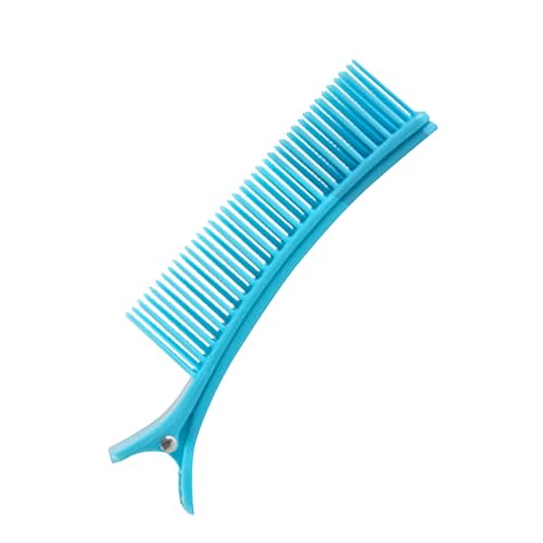 5PCS Haarklemmen Haarclips 2 In 1 Hair Clips For Styling Haarclips Haarspangenkamm zum Stylen und Schneiden,Friseur Abteilklammern Krokodil Haarklammern für Damen Dickes & Dünnes Haare (Blue, 5PCS) von 95sCloud-1