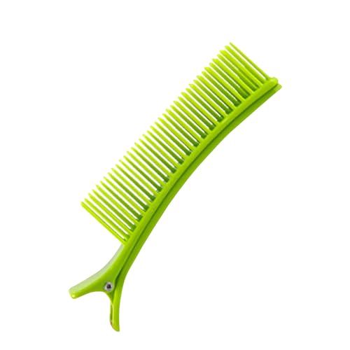 Haarklemmen Haarclips 2 In 1 Hair Clips For Styling Haarclips Haarspangenkamm zum Stylen und Schneiden,Friseur Abteilklammern Krokodil Haarklammern für Damen Dickes & Dünnes Haare (Yellow, 5PCS) von 95sCloud-1