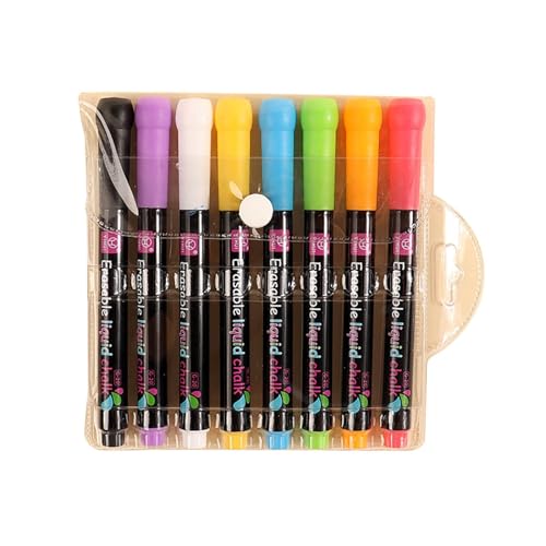 Whiteboard Marker Stifte, Trocken Abwischbare Marker, Whiteboard Marker , Erase Marker Folienstift Abwischbar Geruchsarmer Erase Marker für Whiteboards, Notiztafeln mehr (A, 13.8X13.4X1.2cm) von 95sCloud-1