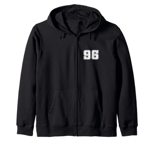 96 Nummer 96 1996 Team College University Männer Frauen Kinder Kapuzenjacke von 96 Number 96 Apparel