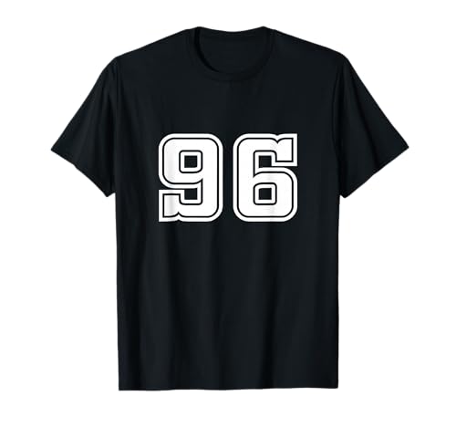 96 Nummer 96 1996 Team College University Männer Frauen Kinder T-Shirt von 96 Number 96 Apparel
