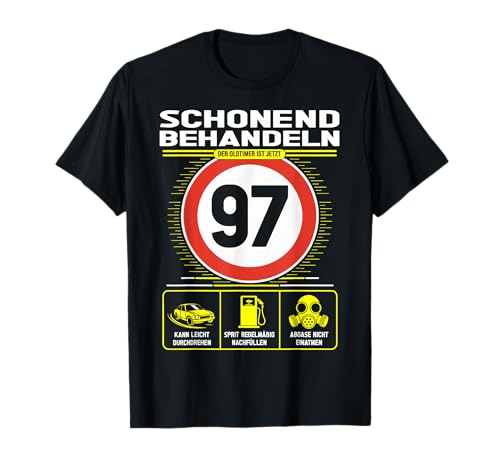 97 Geburtstag Mann Geschenk Männer 97 Jahre Spruch Lustiges T-Shirt 97 Geburtstag Mann Geschenk Männer 97 Jahre Spruch Lustiges T-Shirt von 97. Geburtstag Geschenk Spruch Oldtimer 97 Jahre