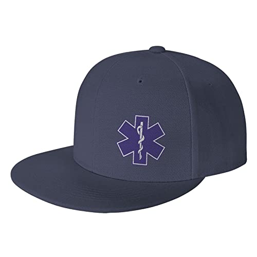 972 Herren Baseballkappe Rettungsdienst-Logo Papa Hut Klassische Snapback Mütze Mode Basecap Cap Mit Schirm Für Draußen, Reisen, Wandern von 972