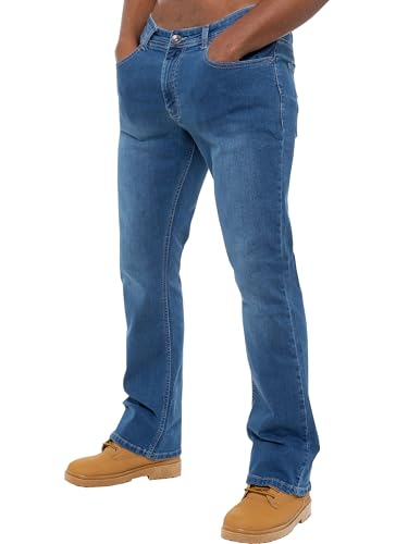 989Zé ENZO Herren Bootcut Hose Schlagjeans Arbeitshose Bootcut Jeans EZ401 HELLBLAU 36W / 34L von 989Zé ENZO