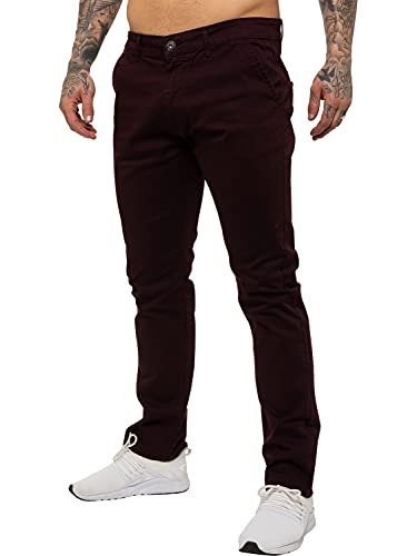 989Zé ENZO Herren Chinohose Slim Fit Stretch Chino Jeanshose EZ348 Burgundy 40W / 30L 989Zé ENZO Herren Chinohose Slim Fit Stretch Chino Jeanshose EZ348 Burgundy 40W / 30L von 989Zé ENZO