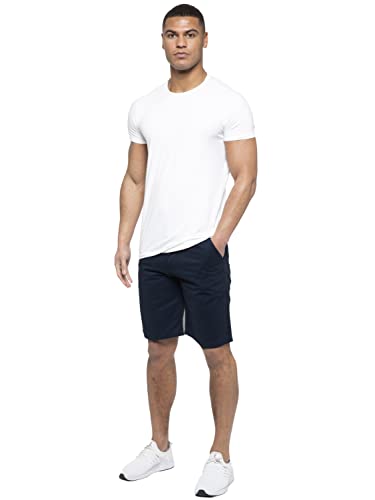 989Zé ENZO Herren Shorts Baumwolle Chino Hose Sommer Casual Smart, navy, 40W von 989Zé ENZO