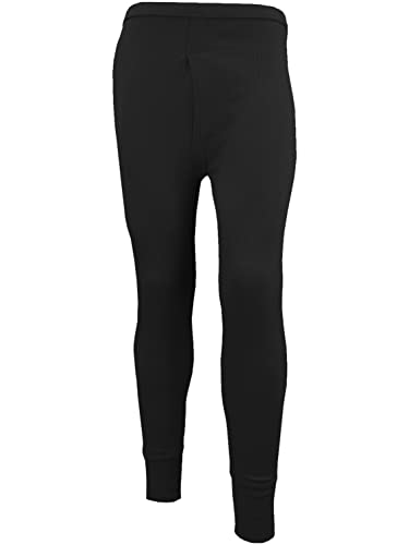 989Zé ENZO Herren Thermohose Lange Unterhose Unterhose Ski Winter Wärmer Stretch Hose, Schwarz , XXXXXL von 989Zé ENZO