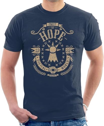 Digimon Crest of Hope Men's T-Shirt T-Shirts & Hemden(3X-Large) von 98SUNYE