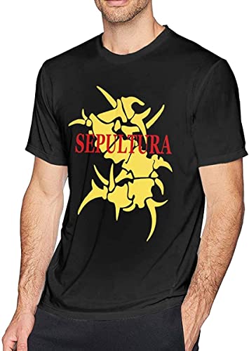 Jmgbsd Men Sepultura Logo Comfort Black T-Shirts & Hemden(Small) von 98SUNYE
