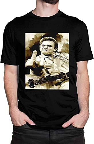 Jo-hn-ny C-as-h Sports Men's T-Shirt Round Neck Short Sleeve Tees T-Shirts & Hemden(X-Large) von 98SUNYE