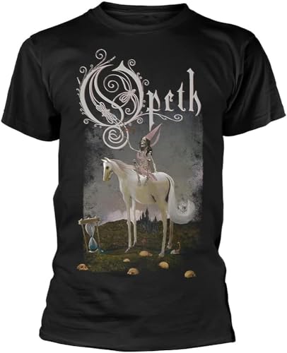 Opeth Men's Horse T-Shirt Black T-Shirts & Hemden(Medium) von 98SUNYE