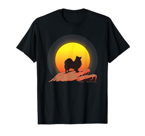 99 Gifts Dogs German Spitz Deutscher Zwergspitz Hunderasse T-Shirt für Männer, Frauen und Kinder, Schwarz, Kurzarm, Unisex, S von 99 Gifts Dogs German Spitz