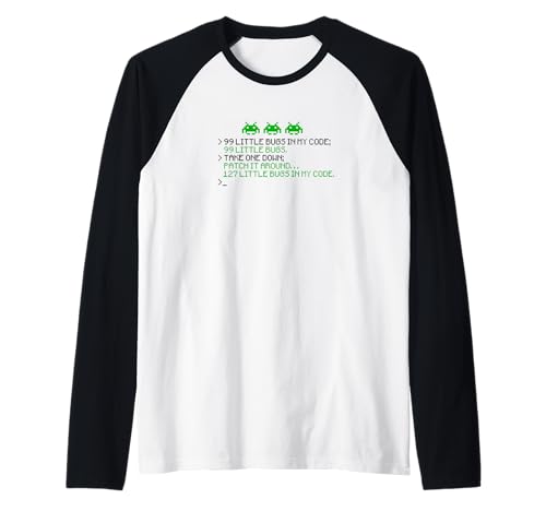 99 kleine Bugs in meinem Code 99 kleine Bugs entfernen einen Down-Patch Raglan 99 kleine Bugs in meinem Code 99 kleine Bugs entfernen einen Down-Patch Raglan von 99 little bugs in my code 99 little bugs take one