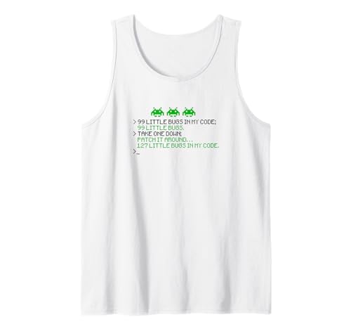 99 kleine Bugs in meinem Code 99 kleine Bugs entfernen einen Down-Patch Tank Top 99 kleine Bugs in meinem Code 99 kleine Bugs entfernen einen Down-Patch Tank Top von 99 little bugs in my code 99 little bugs take one