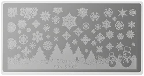 99nails Stamping Plate Special - Christmas Snow von 99nails