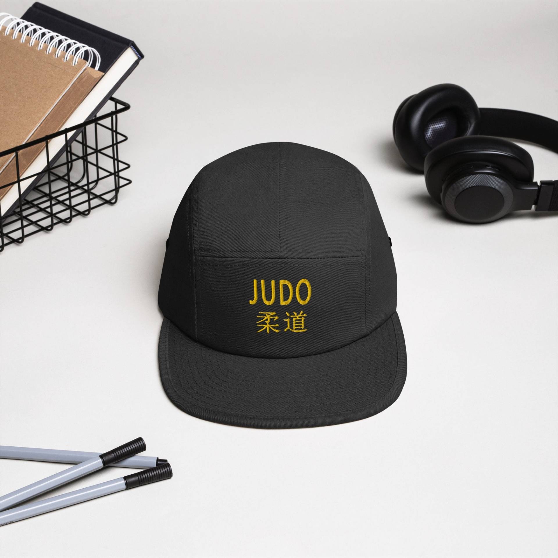 Judo Mütze, Bestickte 5 Panel Herren, Frauen, Geschenke, Judoka Hut, Kampfsport Geschenk, Trainer Schwarzer Gürtel Promotion Geschenk von 9N20