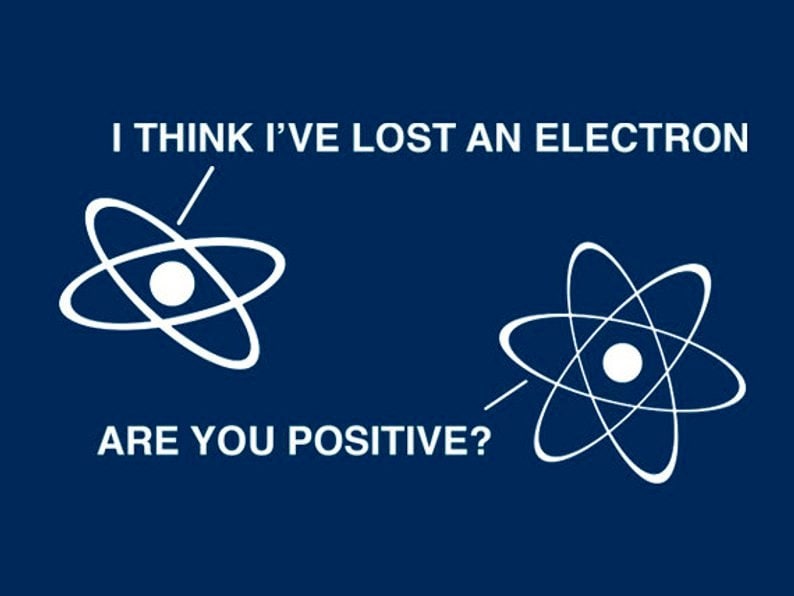 Funny Tshirt I Think " Ve Lost An Electron T-Shirt Science Teacher Mens | Auch Auf Crewneck Sweatshirts Und Hoodies Erhältlich Sm-5xl von 9dollartshirts