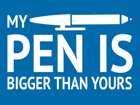 Lustige Tshirt Mein Stift Ist Größer Als Ihr T-Shirt Herren Damen | Auch Auf Rundhals - Und Hoodies Sm-5xl von 9dollartshirts