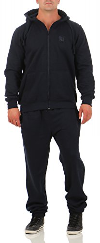 9t5 Jogginganzug Herren Jogger Trainingsanzug Sportanzug Suit 2-teilig dunkelblau M von 9t5