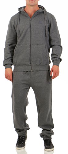 9t5 Jogginganzug Herren Jogger Trainingsanzug Sportanzug Suit 2-teilig dunkelgrau M von 9t5
