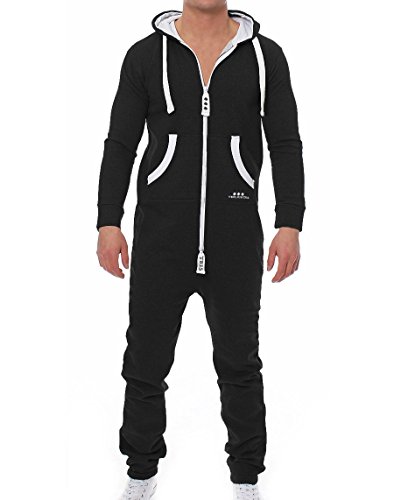9t5 Tres Puntos Man Jumpsuit schwarz-weiß S von 9t5