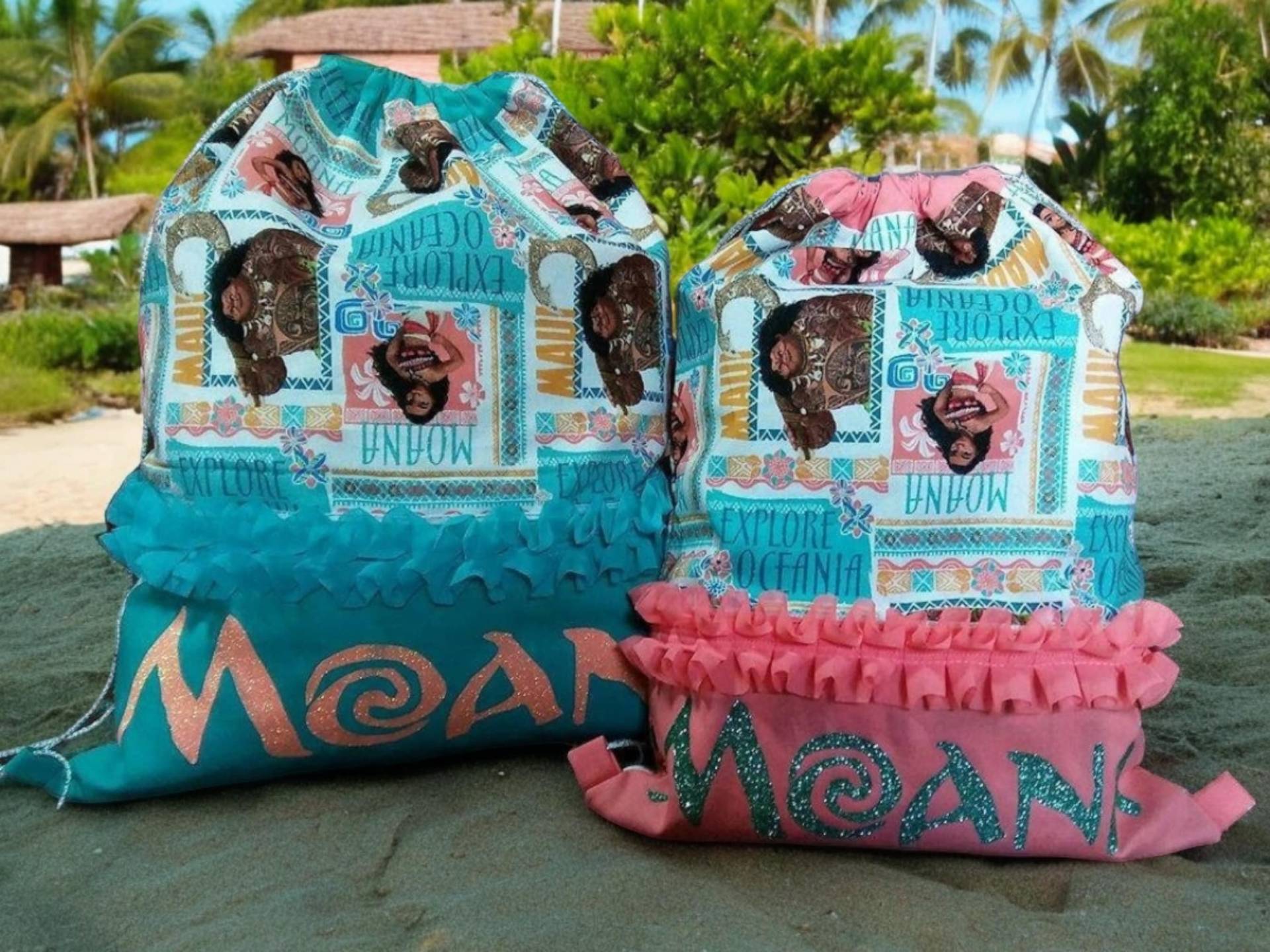 Moana Inspiriert Kordelzug Rucksack von 9teen8ighty4kk