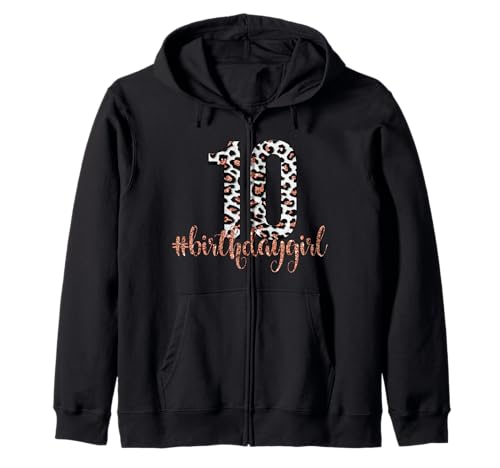 9. Geburtstag Mädchen Outfit Rose Leopard Animal Print Kapuzenjacke 9. Geburtstag Mädchen Outfit Rose Leopard Animal Print Kapuzenjacke von 9th Birthday Girl Shirts Leopard Red NYC