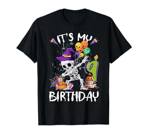 It's My 9th Birthday Skeleton Lover 9 Year Old Boys Girls T-Shirt It's My 9th Birthday Skeleton Lover 9 Year Old Boys Girls T-Shirt von 9th Birthday Skeleton Kid Bday Party Halloween