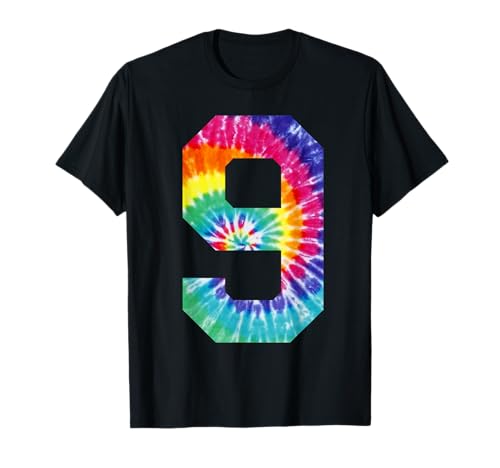 Bunte Batik-Nummer 9 Jahre alte Mädchen 9. Geburtstag Party T-Shirt Bunte Batik-Nummer 9 Jahre alte Mädchen 9. Geburtstag Party T-Shirt von 9th Birthday shirt tiedye themed party -More Here