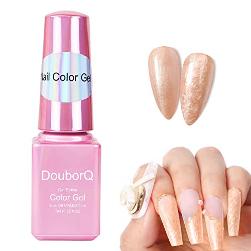 Pearl Shell Gel Nagellack - Shell Thread Effekt Gel Nagellack - Shimmer Mermaid Nail Gel, Glitter Nail Gel Polish für Home DIY Nail Art, 7ml A/a von A/A