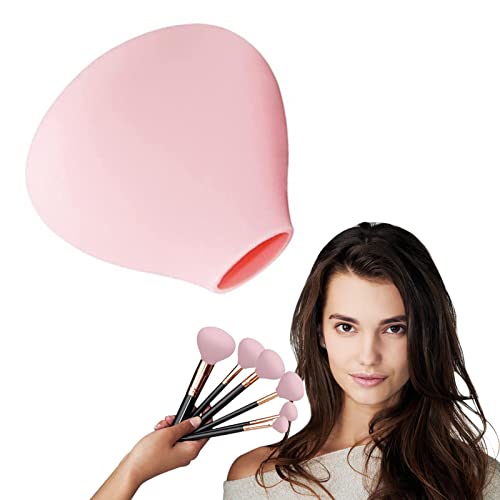 Staubdichte Make-up-Pinselabdeckungen, wiederverwendbare Make-up-Pinsel-Silikonschutz für Frauen und Mädchen, Reise-Make-up-Pinselabdeckungen, geeignet für Make-up-Liebhaber A/a von A/A