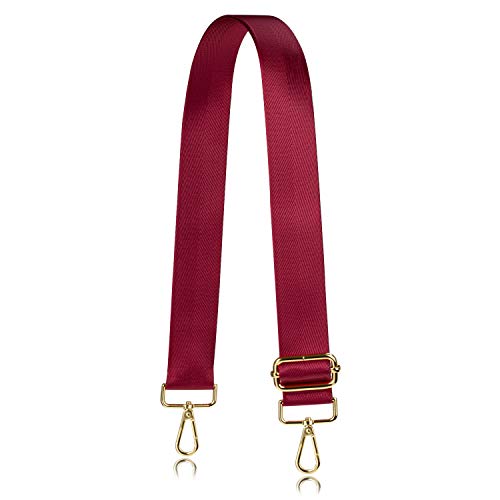 Allzedream Taschengurt Crossbody Bag Damen Breiter Gurt Zum Wechseln Einstellbar Umhängetasche (rot) von A ALLZEDREAM