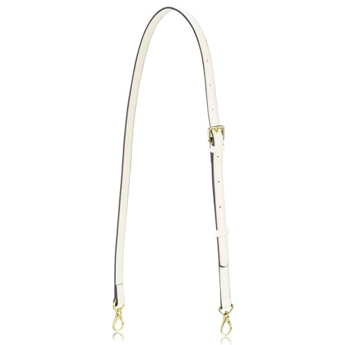 Allzedream Taschengurt Leder Umhängetasche Einstellbar Gurt Zum Wechseln Damen Schultertaschen (Beige) von A ALLZEDREAM