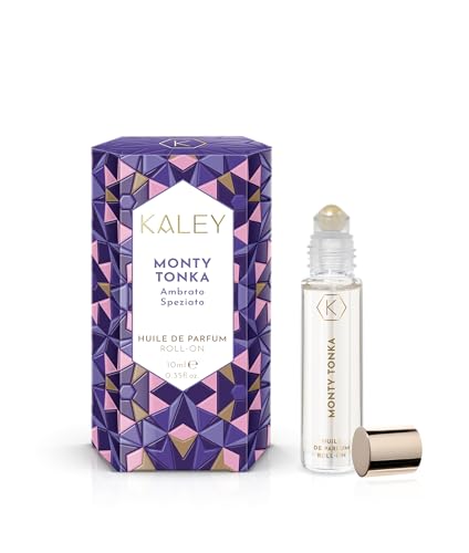 Kaley | Parfüm in Öl Roll On Monty Tonka 10 ml – bernsteinfarbener und würziger Duft, hergestellt in Italien von A ATHENA'S KALEY