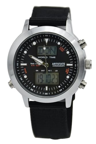 Ａ Ａｒｔｓｔａｔｅ [Artstate AS3206A] Artstate Analoge Funkuhr für Herren von ARTSTATE