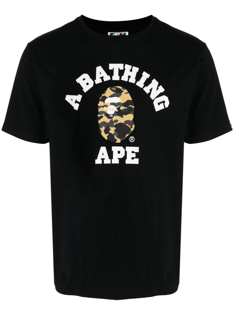 A BATHING APE® 1st Camo College T-Shirt - Schwarz von A BATHING APE®