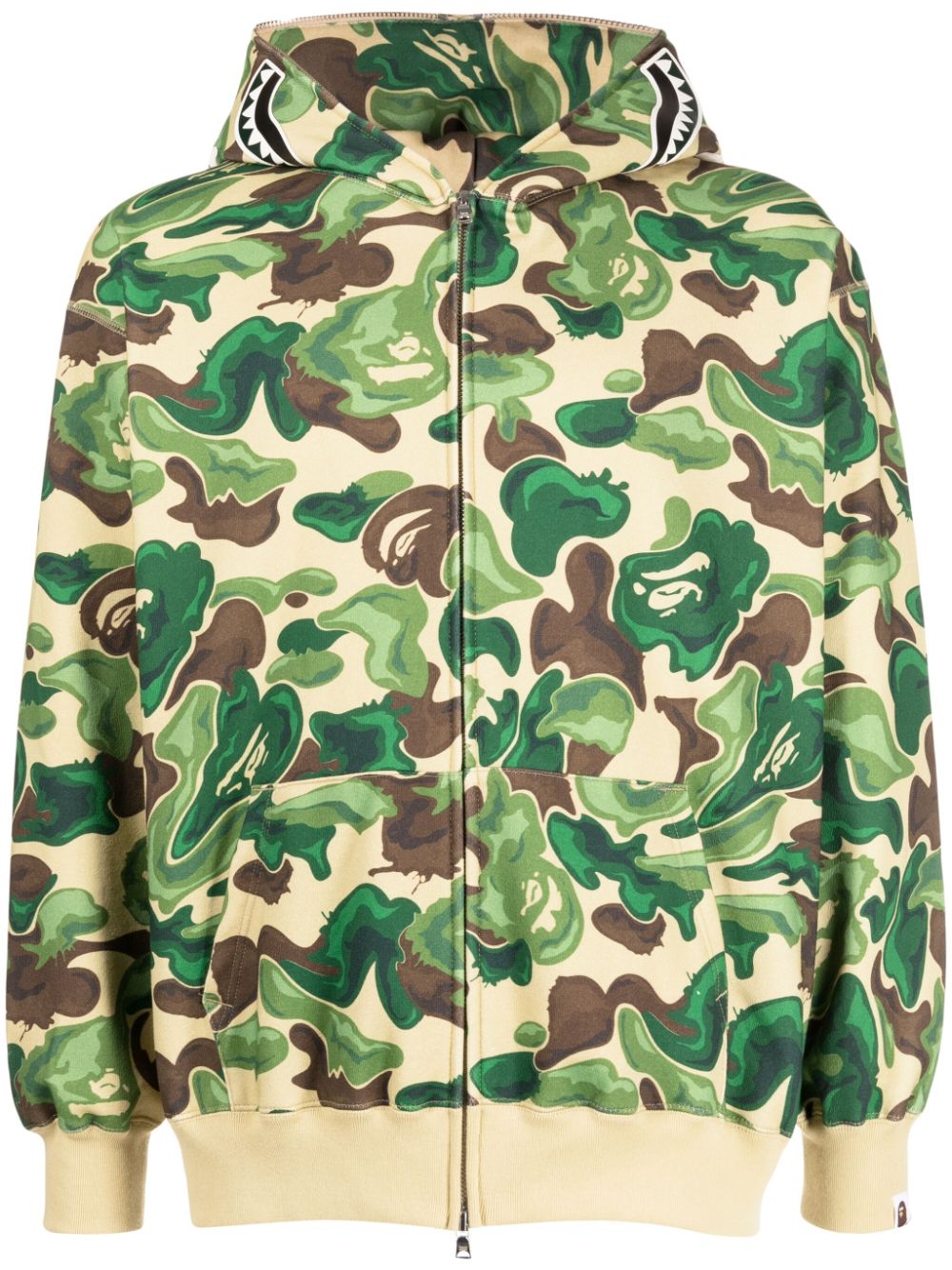 A BATHING APE® Art Camo Kapuzenjacke mit Camouflage-Print - Mehrfarbig von A BATHING APE®