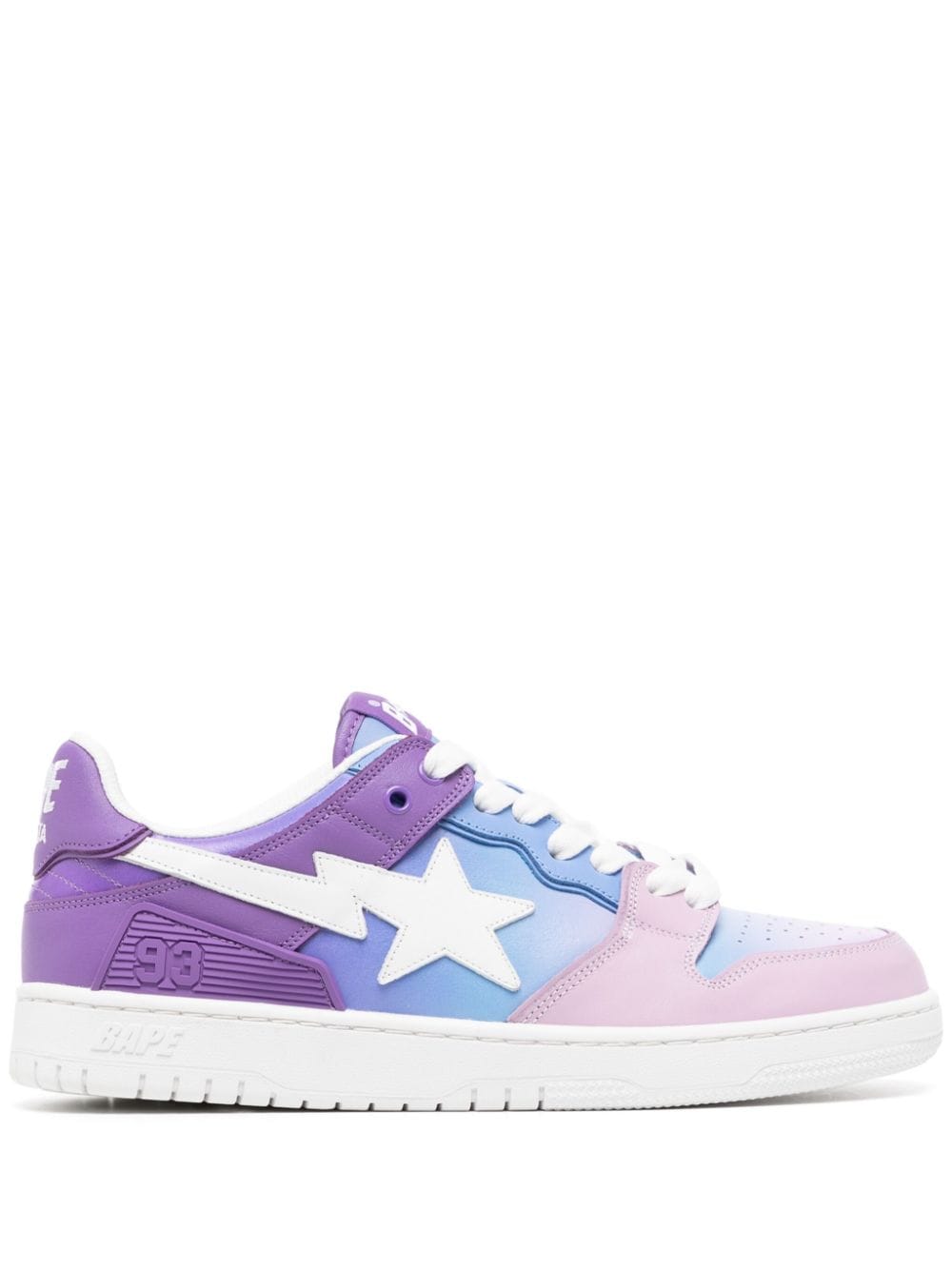 A BATHING APE® Bape SK8 Sneakers - Violett von A BATHING APE®