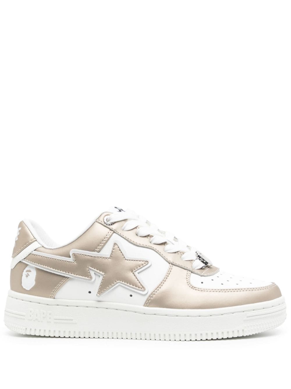 A BATHING APE® Bape Sta #4 Sneakers - Gold von A BATHING APE®