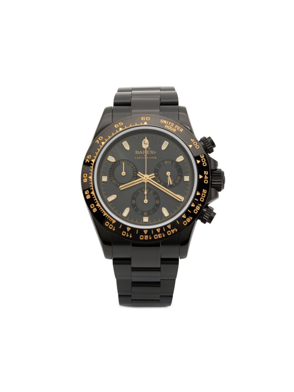 A BATHING APE® Edelstahl 40mm - Schwarz von A BATHING APE®