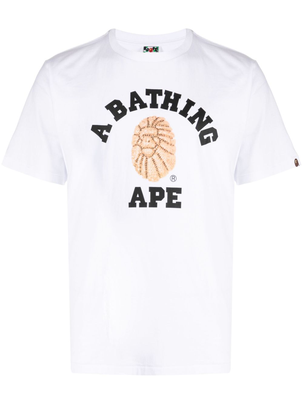 A BATHING APE® Jewels College T-Shirt - Weiß von A BATHING APE®