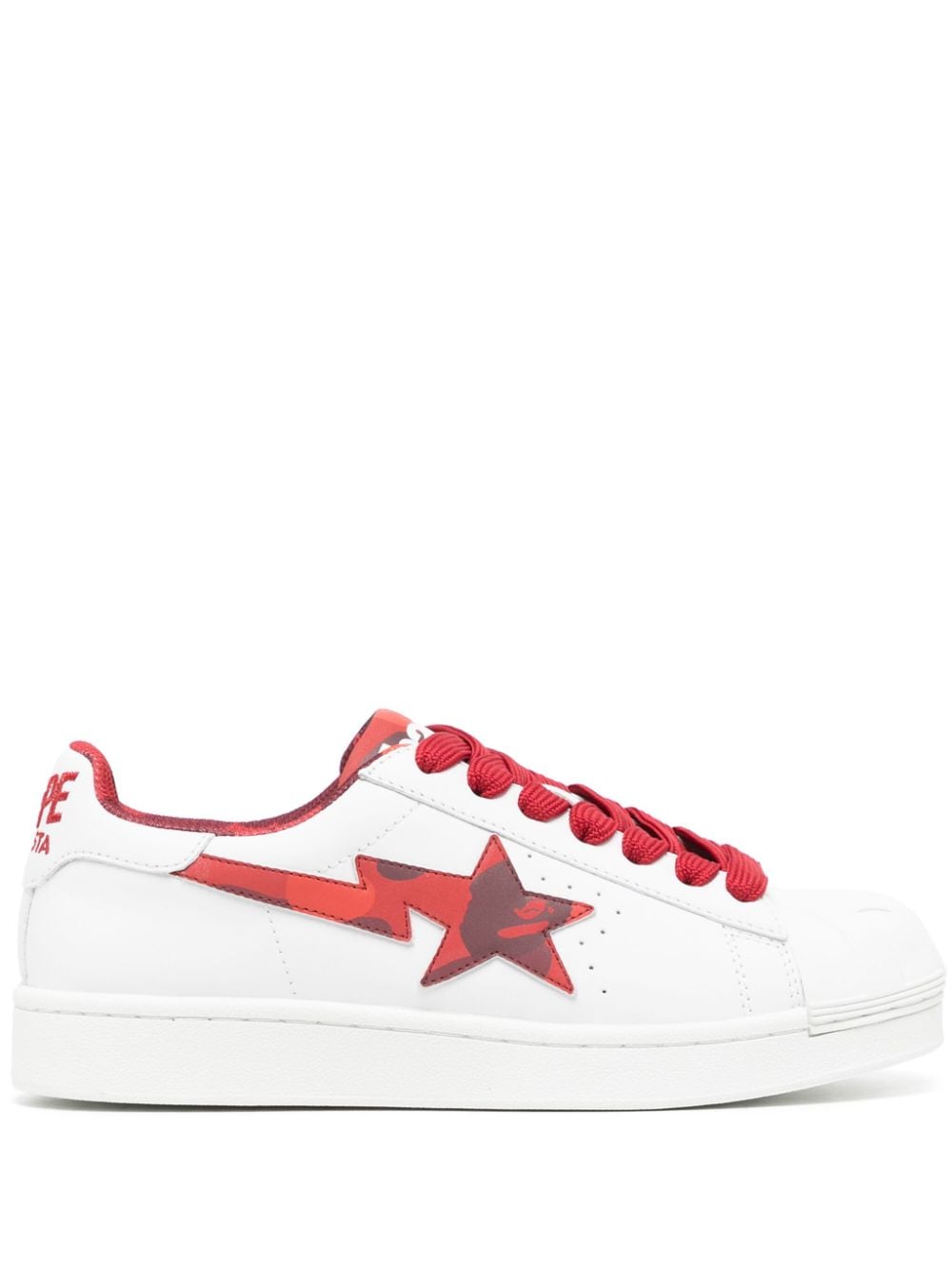 A BATHING APE® Skull STA L Sneakers - Weiß von A BATHING APE®