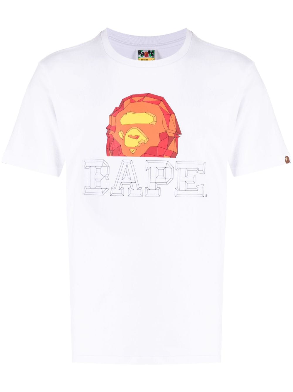 A BATHING APE® T-Shirt mit Logo-Print - Weiß von A BATHING APE®