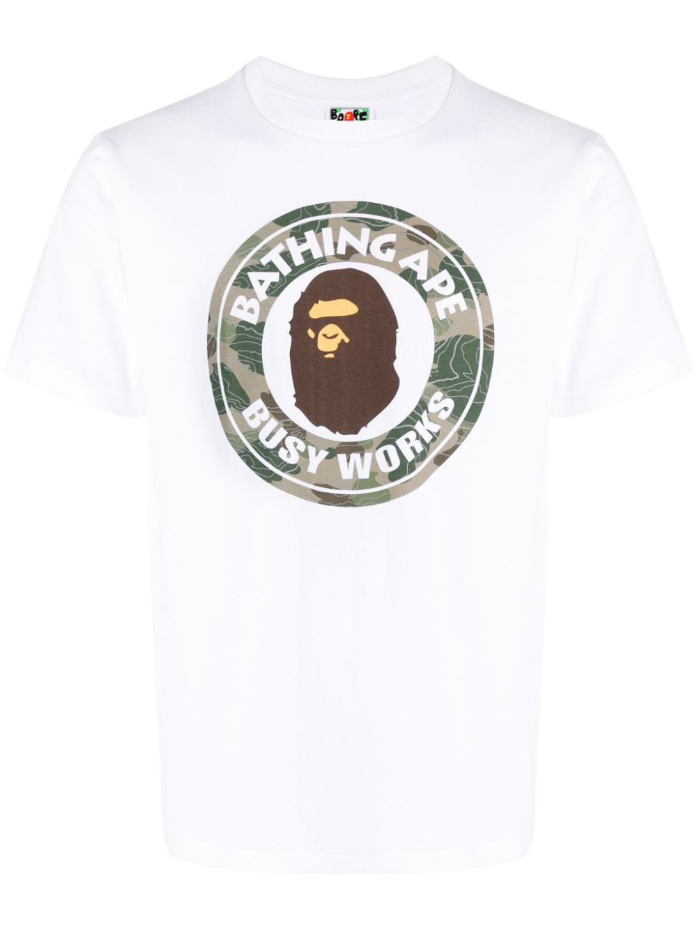 A BATHING APE® Woodland Camo T-Shirt - Weiß von A BATHING APE®